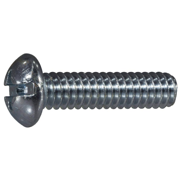 Midwest Fastener 1/4"-20 x 1 in Combination Phillips/Slotted Round Machine Screw, Zinc Plated Steel, 100 PK 07684 - main